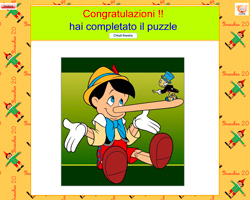 Puzzle con Pinocchio - Baby-flash