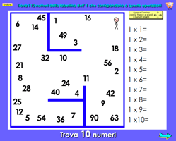 Tabelline Trova I Numeri Esatti Baby Flash