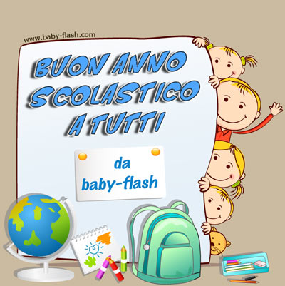 Buon Anno Scolastico Baby Flash