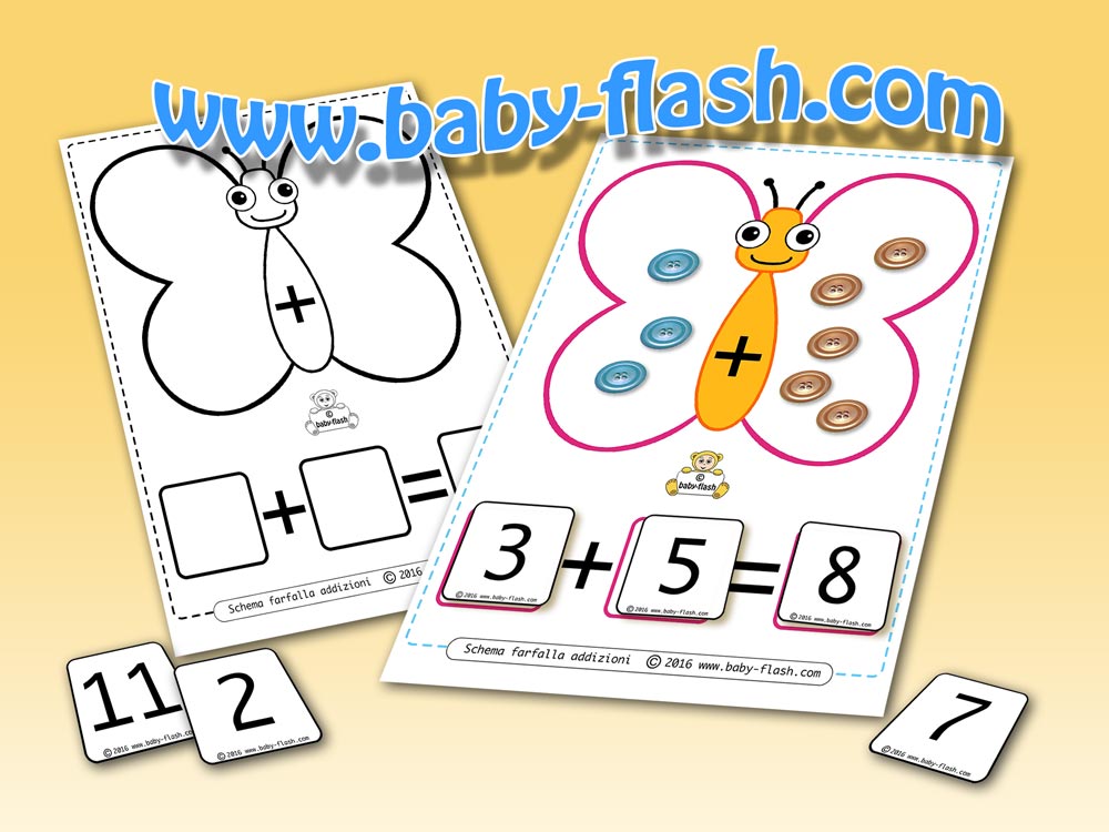 Schema Utile Per Creare Addizioni Baby Flash