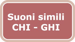 Completa con CHI-GHI