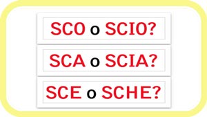 SCO o SCIO ?SCA o SCIA ?SCE o SCHE ?