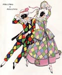 Arlecchino e Arlecchina