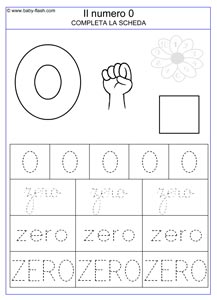 Imparare a conoscere i numeri dallo 0 al 10 - Baby-flash