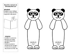 segnalibro panda BN