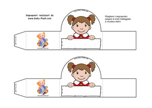 segnaposto bambina 12