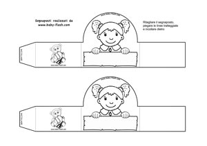 segnaposto bambina-BN 12