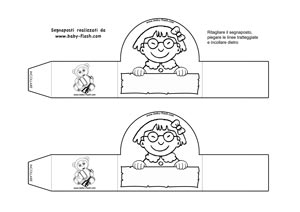 segnaposto bambina-BN 9
