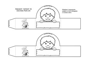 segnaposto bambino BN 11