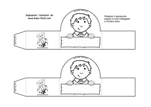 segnaposto bambino BN 12