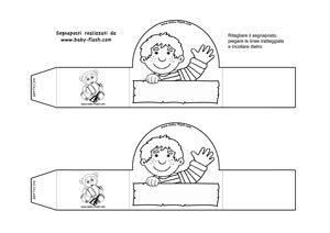 segnaposto bambino BN 4