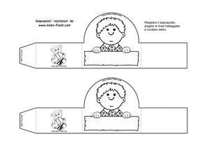 segnaposto bambino BN 9