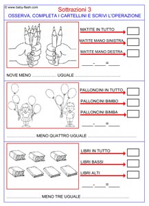 sottrazioni con immagini 3
