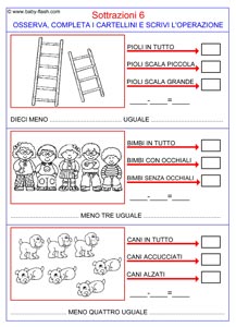 sottrazioni con immagini 6