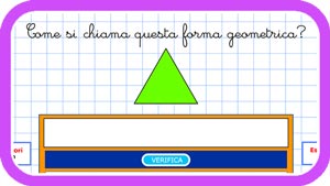 Scrivi il nome della forma geometrica