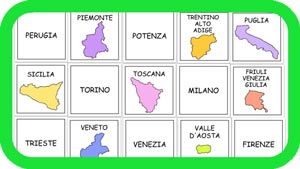 Gioco delle coppie con i capoluoghi di regione