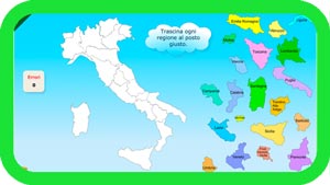 Impara le regioni italiane (facilitato)