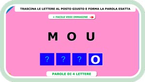 Forma la parola (4 lettere)