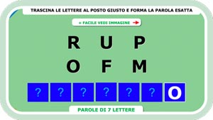 Forma la parola (7 lettere)