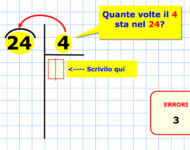 Divisioni in colonna interattive