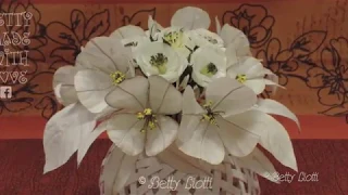 Tutorial Fiori e foglie realizzati con nastro adesivo di carta