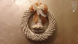 Tutorial Ghirlanda con cannucce di carta