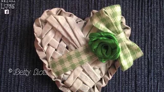 Tutorial Cuore con cannucce di carta