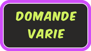domande varie