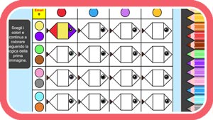 colorare con logica e ragionamento