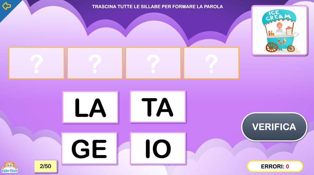 quadrisillabe semplici